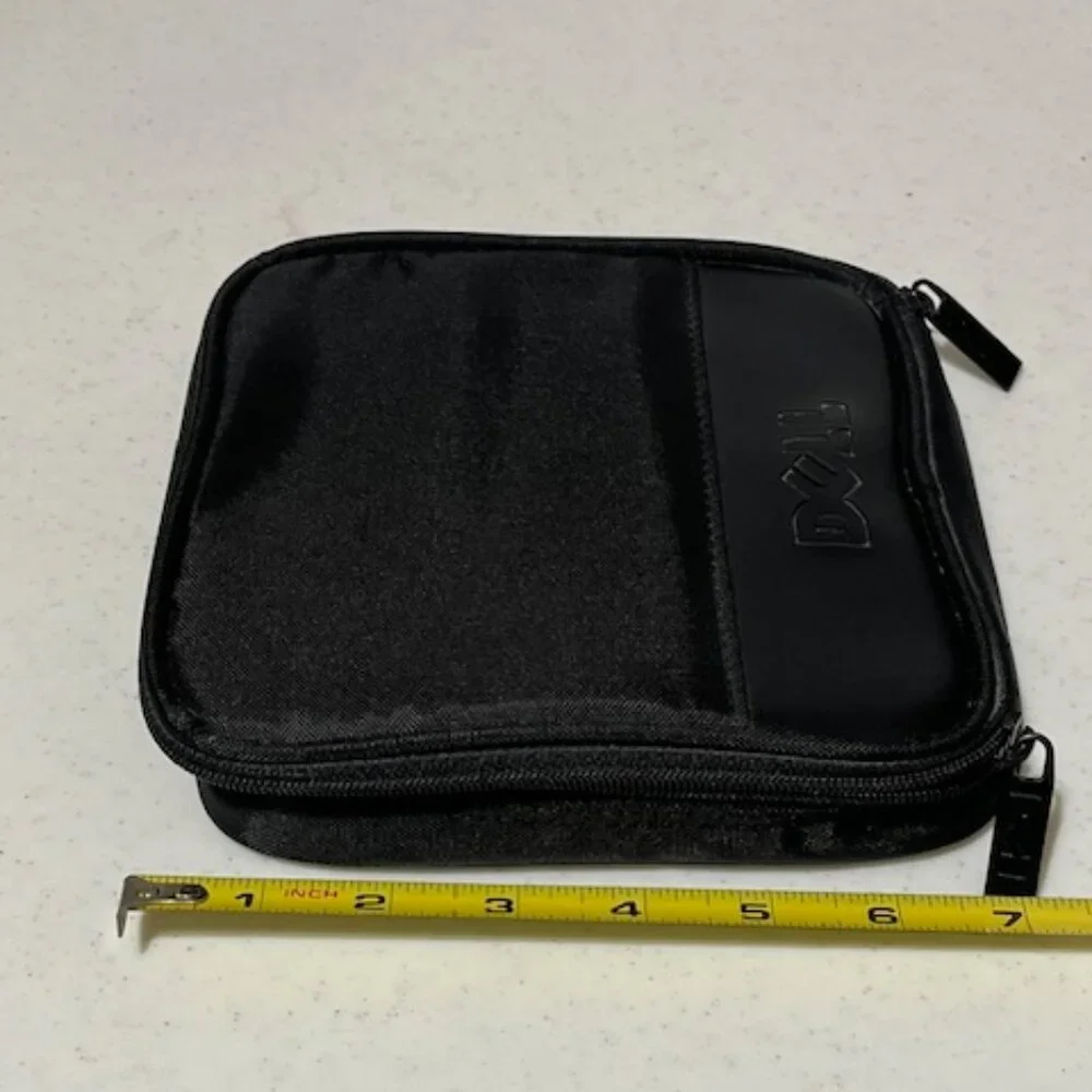 DELL Zip Around Portable CD/DVD/Computer Accessory Cushioned Travel Case 7